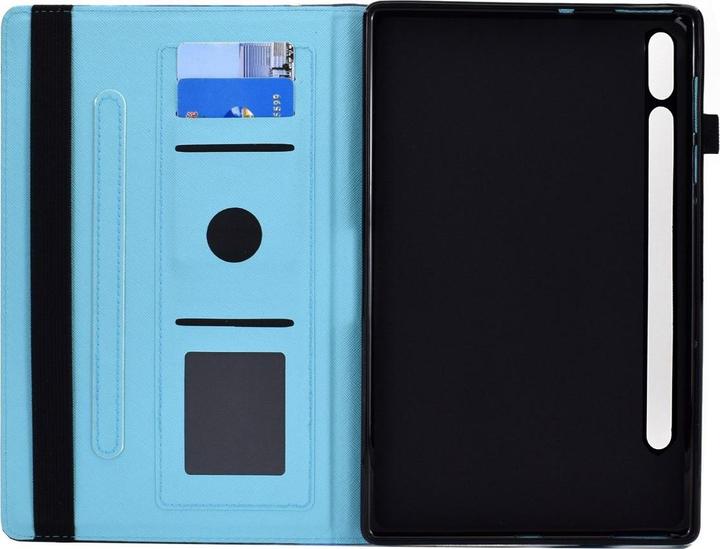 Produktbild König Design Schutz Tablet Hülle für Samsung Galaxy Tab S8 Case Cover Tasche Bumper Wallet (Galaxy Tab S8)
