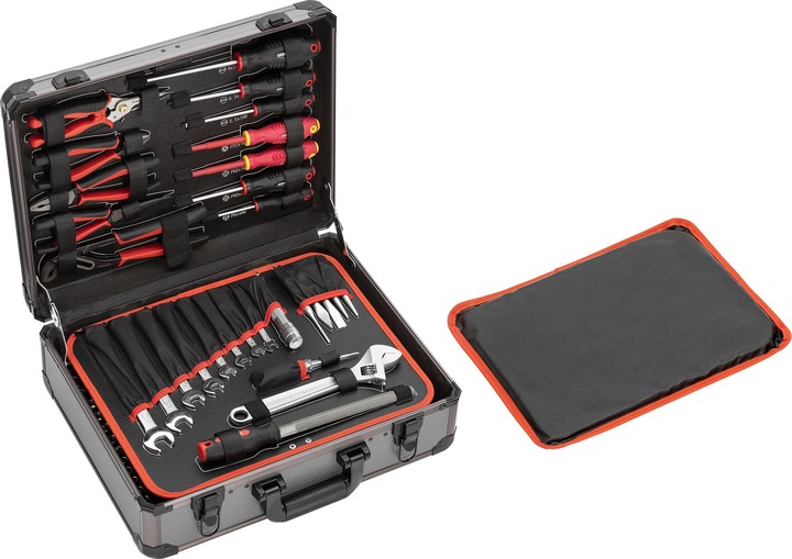 Actual product image Gedore Red red R46007138 ALLROUND tool set in aluminium case (138 pieces)