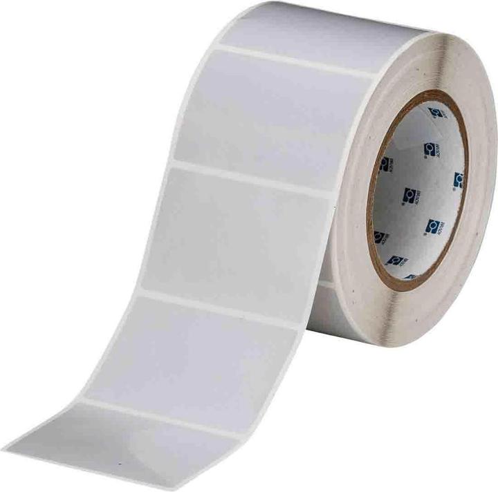 Actual product image Brady THT-19-480-1, polyester, light grey, 76.20 x 50.80 mm, permanent (1000 E.)