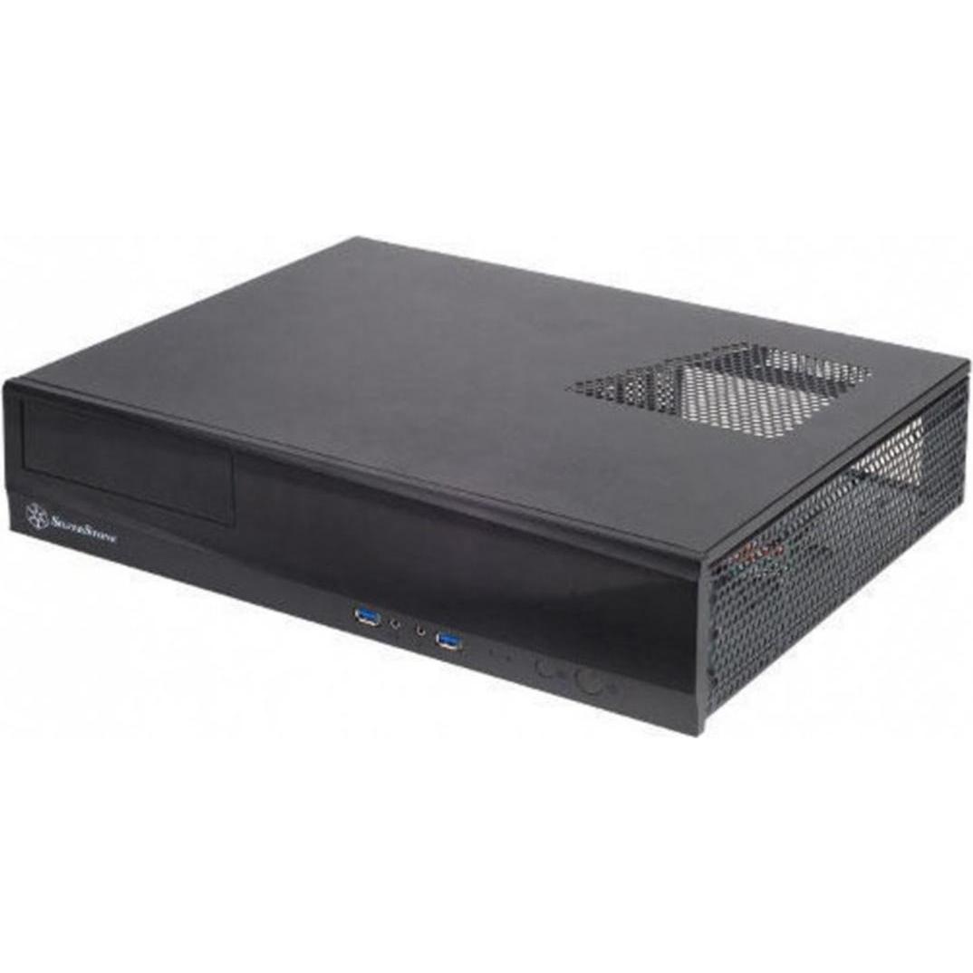 Silverstone Milo ML03B (mATX, Mini-ITX), PC Gehäuse, Schwarz