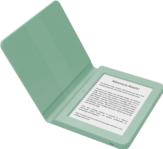 Actual product image Bookeen Saga (6", 8 GB, Green)
