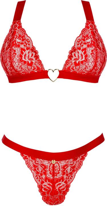 Productafbeelding Obsessive Elianes Zweiteiliges Set Rot (M, L)