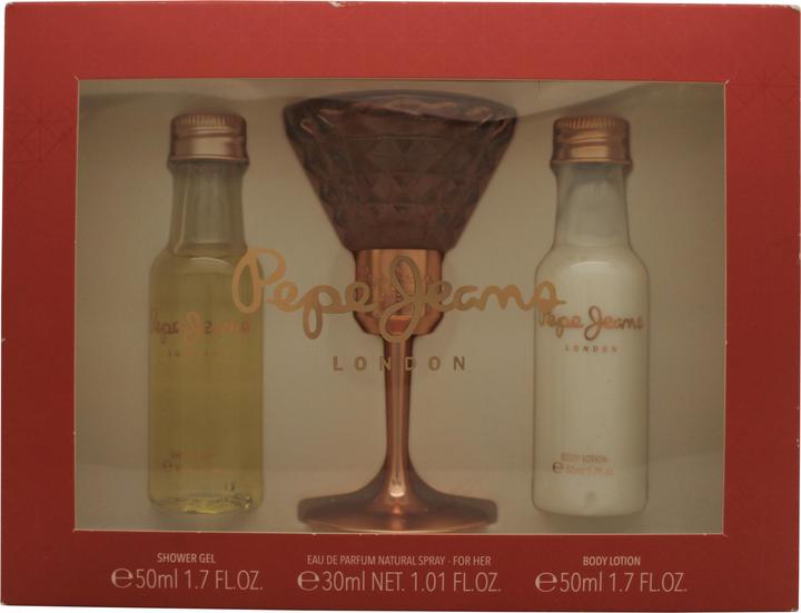 Immagine prodotto Pepe Jeans Set 3 pezzi per lei - EDP 30ml, lozione corpo 50ml, gel doccia 50ml (Set profumo)