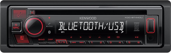 Actual product image Kenwood Corp. Car radio KDC-BT440U 1 DIN (Android car)