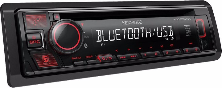 Actual product image Kenwood Corp. Car radio KDC-BT440U 1 DIN (Android car)