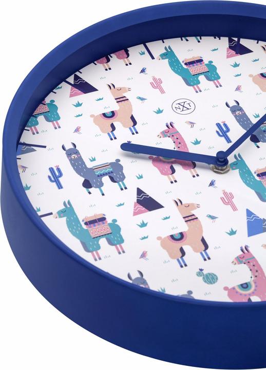 Actual product image Nextime Wall clock Alpaca Ø 30 cm Multicolored (30 cm)