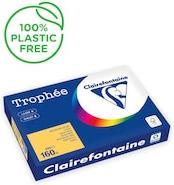 Actual product image Clairefontaine Copy paper Trophee A3 160g/sqm PU=250 sheets golden yellow (160 g/m², A3)