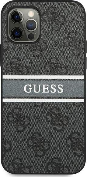 Immagine prodotto Guess Copertina rigida 4G a strisce stampate (Apple iPhone 12 Pro Max)