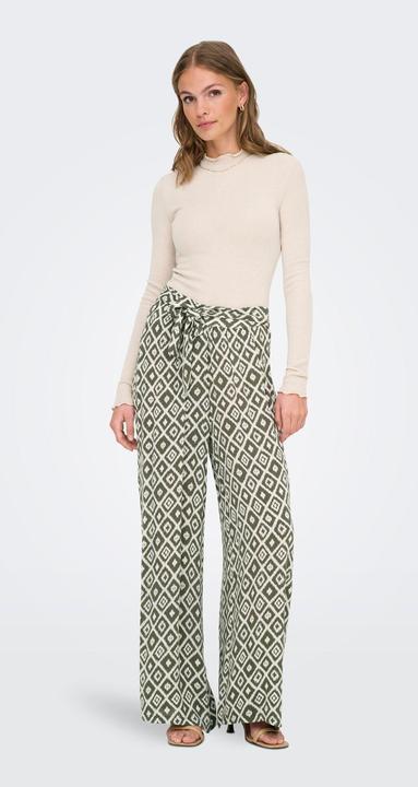 Actual product image Only Onlpakja Life Aop Belt Pants Wvn (L)