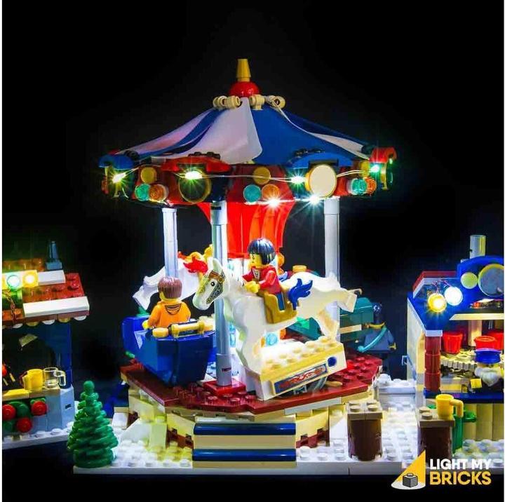 Produktbild Light my bricks LED Licht Set für LEGO Winterlicher Markt