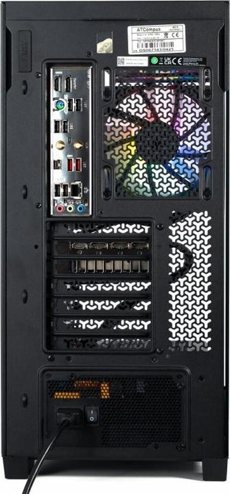 Actual product image Optimus Computer E-Sport GB650T-CR1 Ryzen 7 7800X3D/32GB/2TB/RTX 5070 OC 12GB/WIN (2000 GB, 32.77 GB, AMD Ryzen 7 7800X3D, GeForce RTX 5070)