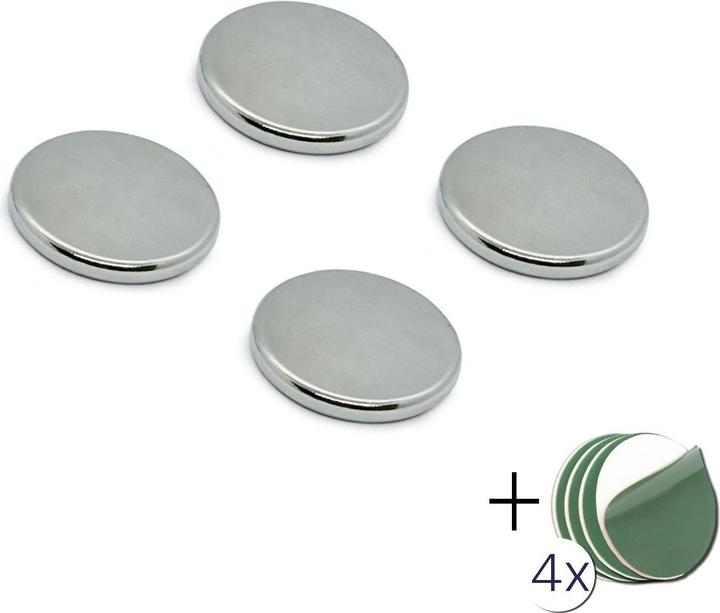 Image du produit Silwy Aimants de puissance 8 pièces, argent (4x)
