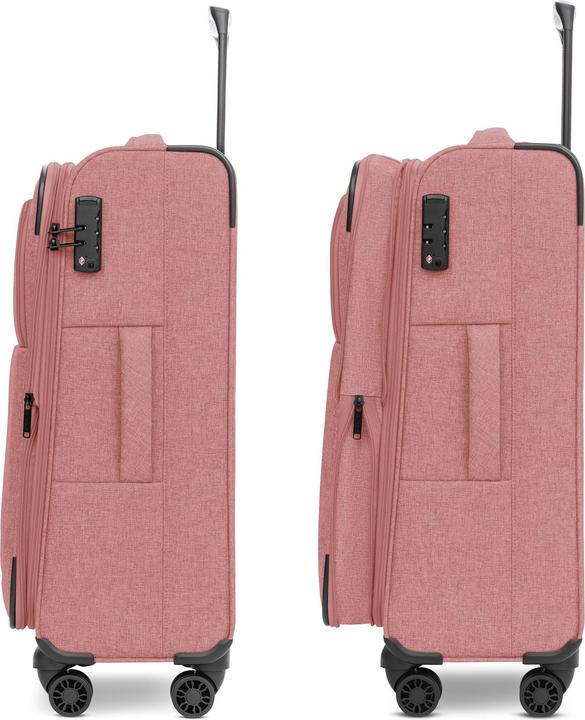 Image du produit Redolz Essentials 12 MEDIUM Trolley 4 roues 67 cm avec soufflet d'extension (61 l)