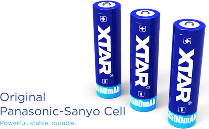 Actual product image Xtar Battery 18650, protected with head (1 pcs., 18650, 3500 mAh)
