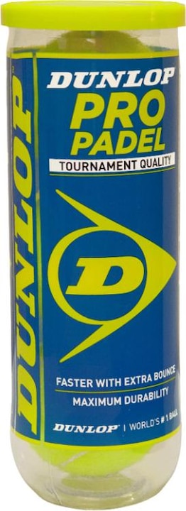 Image du produit Dunlop Pro Padel -padelpallo, 3 kpl