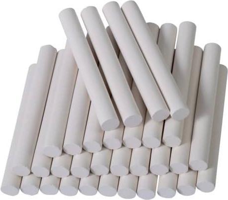 Produktbild Donau Tafelkreide weiss rund 100 Stück (Weiss, 100 x)