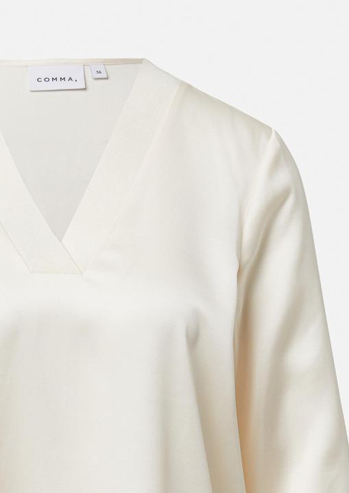 Immagine prodotto Comma Bluse Satinbluse mit V-Ausschnitt (36)