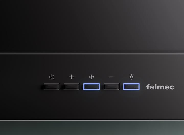 Produktbild Falmec Dunstabzugshaube Wand Evo Plus MERCURIO 60 N P Schwarz (Wandhaube)