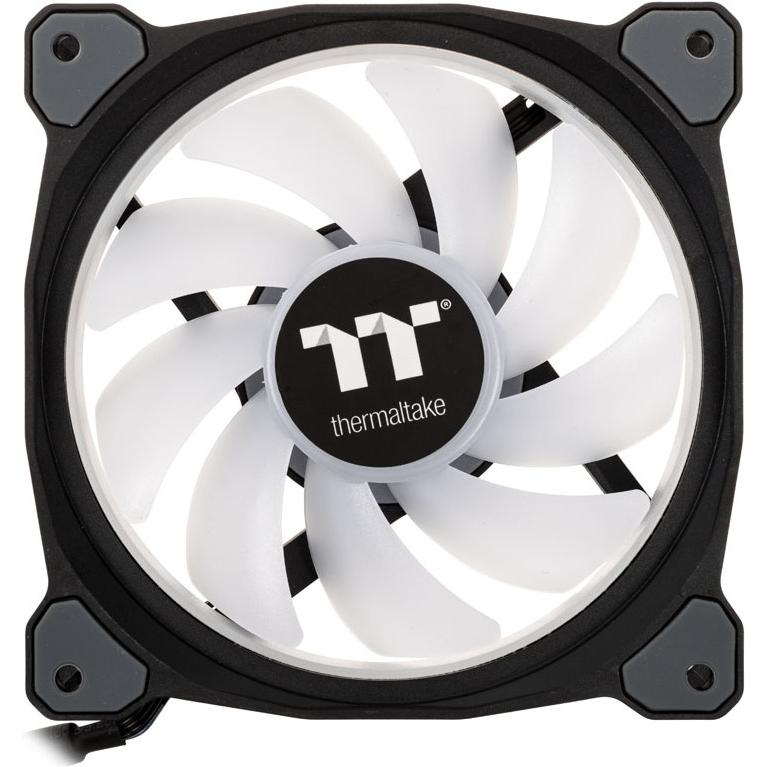 Thumbnail - Thermaltake Riing Duo 12 RGB LED-Lüfter - 120mm 3er Set (120 mm, 3 x), PC Lüfter, Schwarz