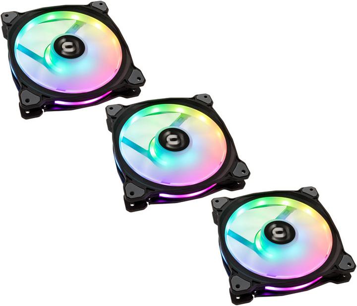 Produktbild Thermaltake Riing Duo 14 RGB LED-Lüfter - 140mm 3er Set (140 mm, 3x)