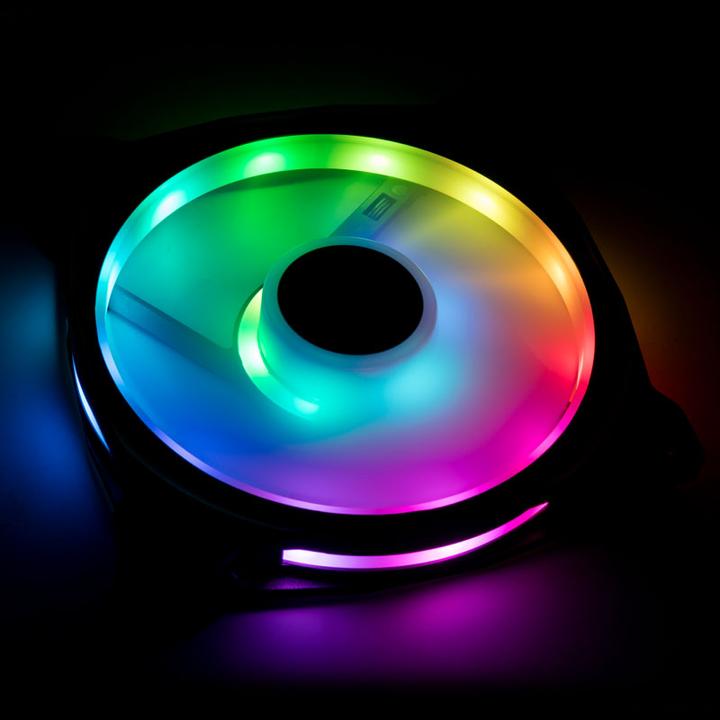 Produktbild Thermaltake Riing Duo 14 RGB LED-Lüfter - 140mm 3er Set (140 mm, 3x)