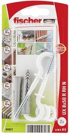 Immagine prodotto Fischer 94627 Unidue UX 8X50 R RH N NV (2 pz.)