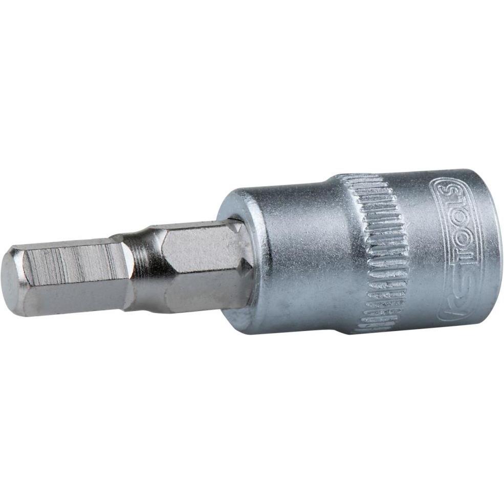 KS Tools, Steckschlüssel + Stecknuss, 1/4 Bit-Stecknuss Innensechskant. 4mm 911.1437 (4 mm)