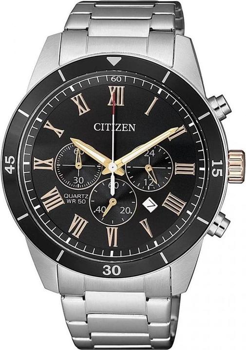 Actual product image Citizen Chronograph Quartz Black Dial Men S Watch (Chronograph, 44 mm)