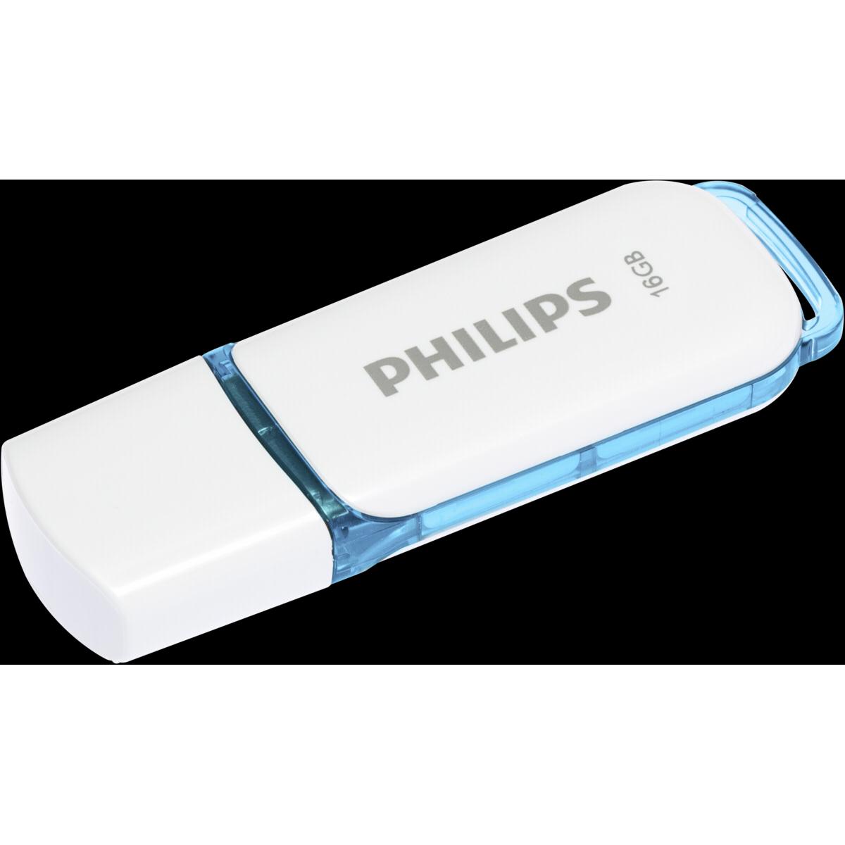 Thumbnail - Philips Snow Edition (16 GB, USB-A, USB 2.0), USB Stick, Weiss, Blau