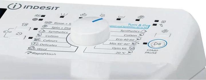 Actual product image Indesit Washing machine BTW B7220P EU/N (7 kg, Rear)