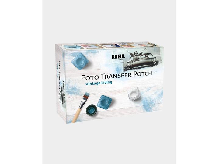 Produktbild Kreul Foto Transfer POTCH, Set "Vintage Living" (Transparent, Blau, 20 ml)