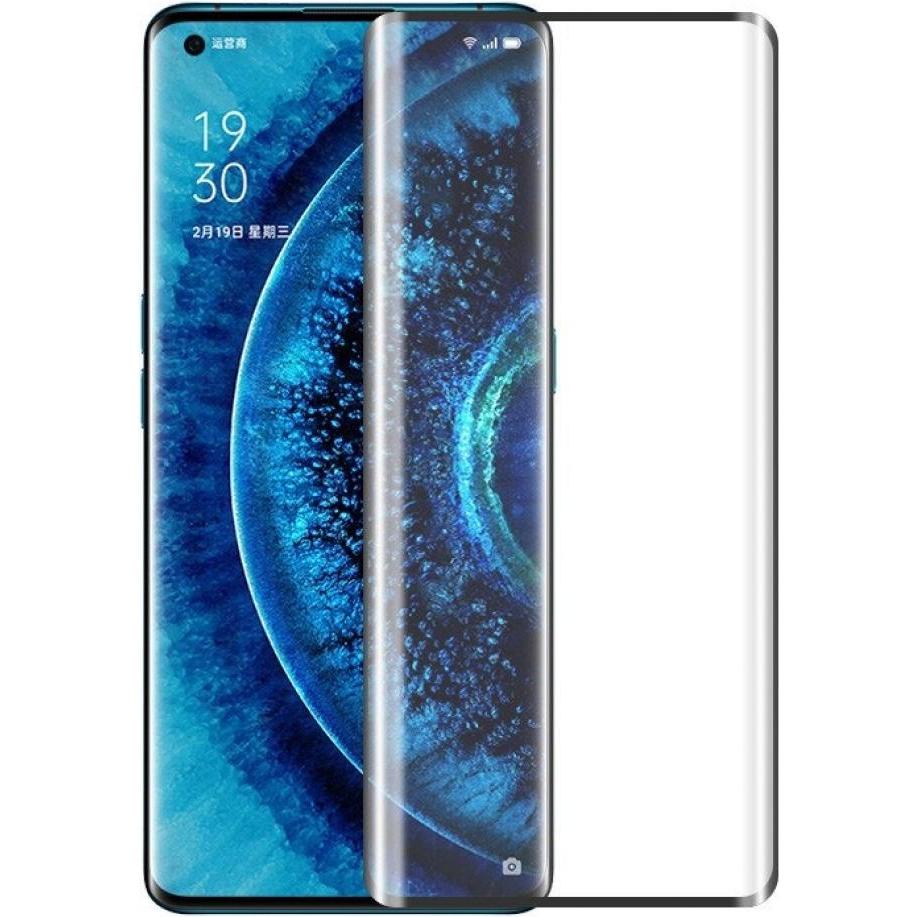 Screenguard Oppo Find X2 Full Screen Panzerglas Schutzfolie 2.5D 9H (1 Stück, Oppo Find X2), Smartphone Schutzfolie, Sch...