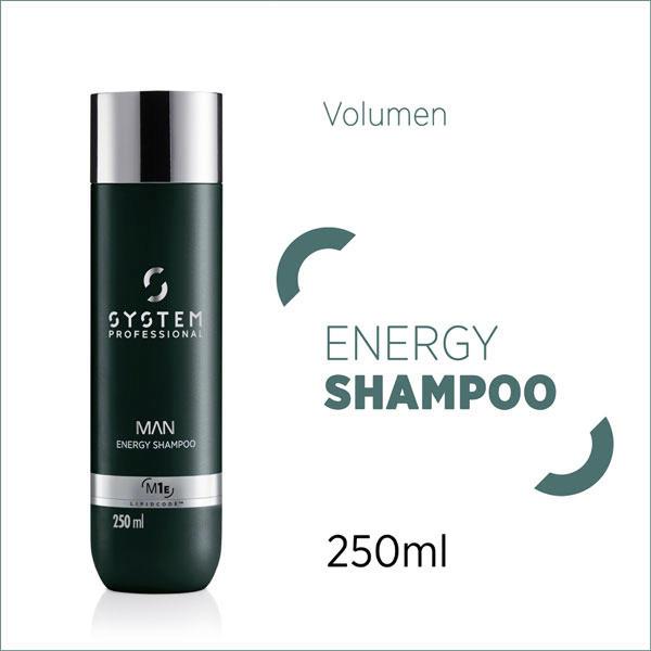 Produktbild System Professional Man - Energy Shampoo (250 ml, Flüssiges Shampoo)