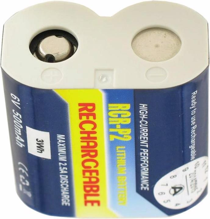 Produktbild AccuCell Akku CR-P2, CRP2 CR-P2 (1 Stk., CRP2, 600 mAh)