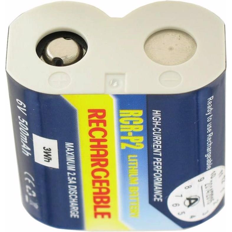 AccuCell Akku CR-P2, CRP2 CR-P2 (1 Stk., CRP2, 600 mAh), Batterien + Akkus