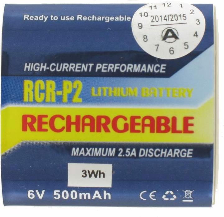 Produktbild AccuCell Akku CR-P2, CRP2 CR-P2 (1 Stk., CRP2, 600 mAh)