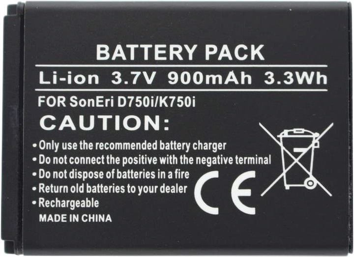 Produktbild Sony Ericsson Akku J100i Akku BST-37