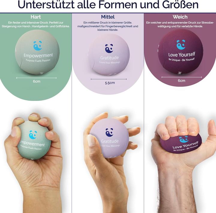 Produktbild MindPanda 3er-Set Gel-Stressball