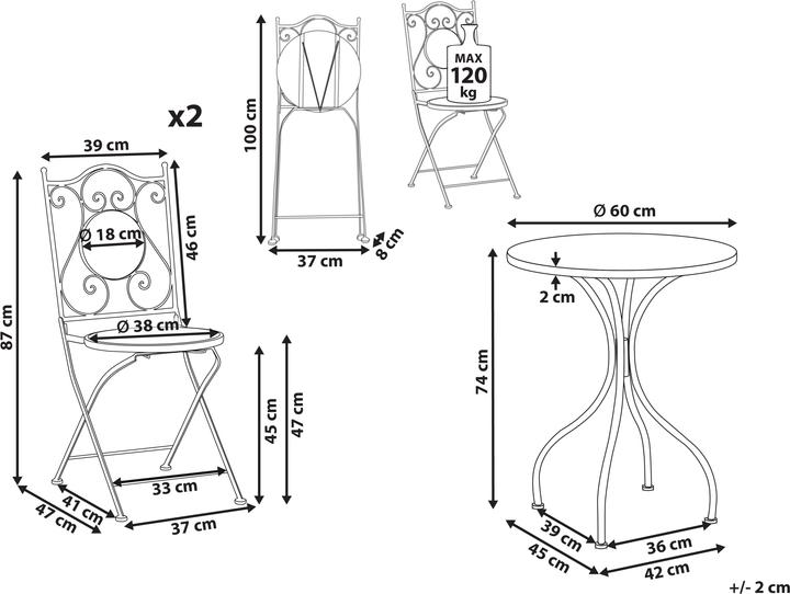 Produktbild Beliani Aggius (60 cm)