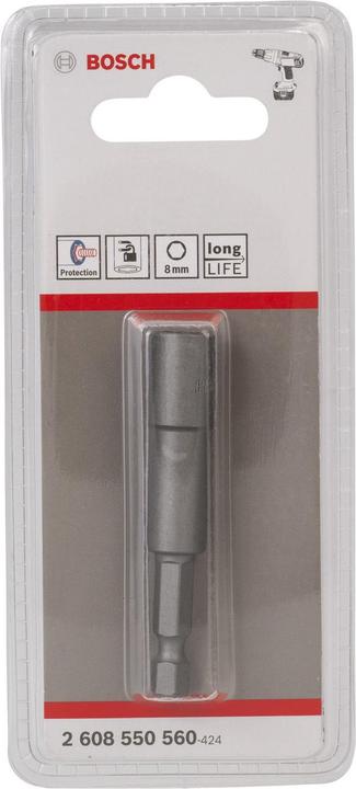 Produktbild Bosch Professional Zubehör Steckschlüssel, 65 x 8 mm, M 5 (8 mm)