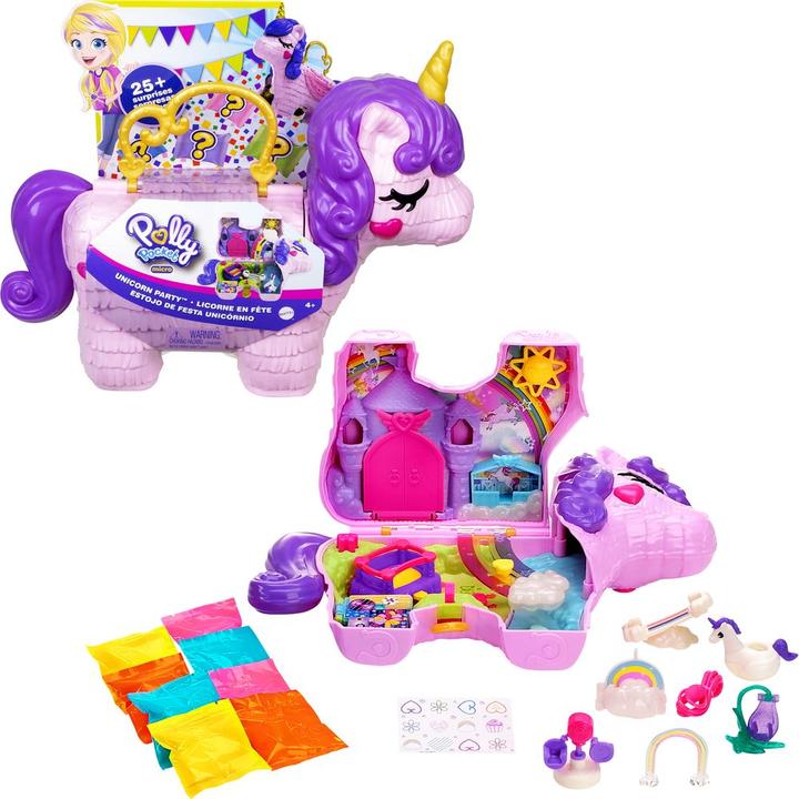 Image du produit Polly Pocket Coffret Licorne en fête