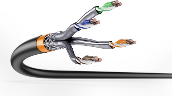 Productafbeelding Digitus Netwerkkabel CAT 7 S/FTP 4 x (S/FTP, CAT7, 100 m)