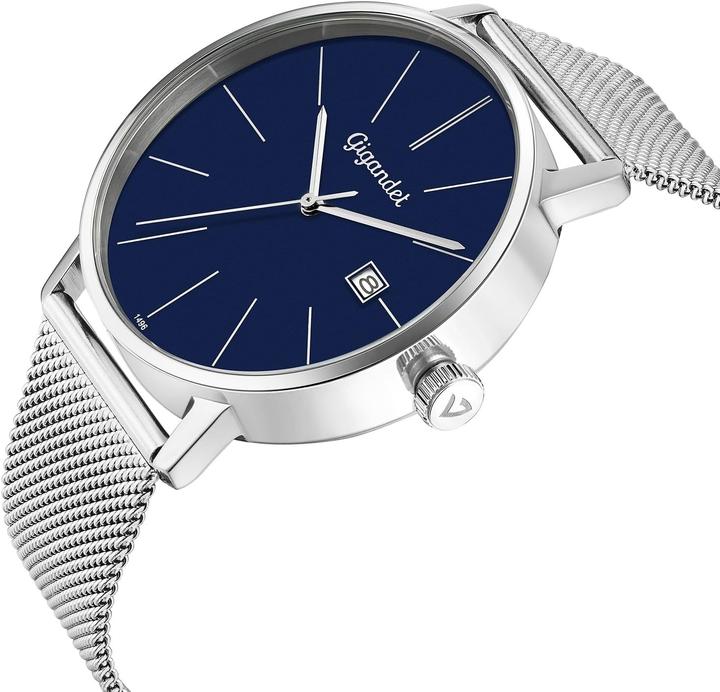 Produktbild Gigandet Elegantes analoges Herrenarmbanduhr mit Datumsanzeige und 30 m wasserdicht (Analoguhr)