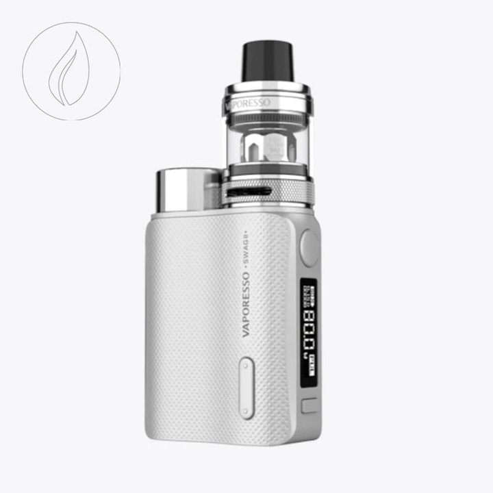 Actual product image Vaporesso Swag II Kit Silver