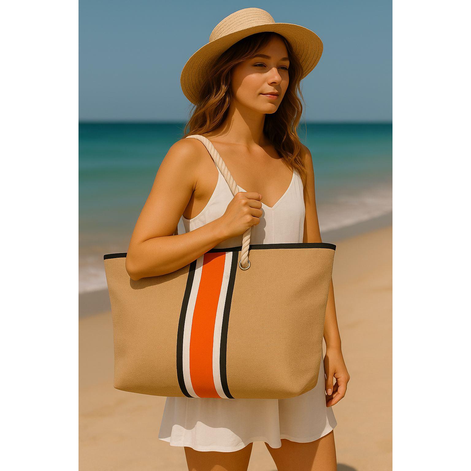 Lucky Bees, Borsa, Shorise Beach Bag, Multicolore