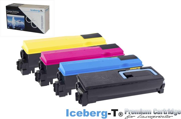 Actual product image Iceberg-T Toner SET TK-570 Set with all four colors (M, FC, C, Y)