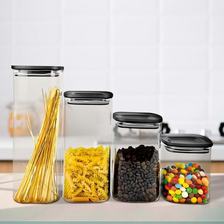 Produktbild Cheffinger 4er Set Gläser mit Deckel (2.10 l)