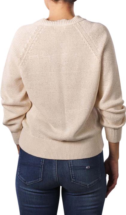 Immagine prodotto Marc O'Polo Pullover a maniche lunghe con scollo a V grezzo naturale (L)