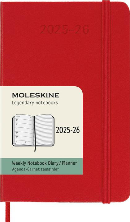 Actual product image Moleskine Schüleragenda Hard Cover Weekly Notebook (9 x 14 cm, 1 week / 1 page)
