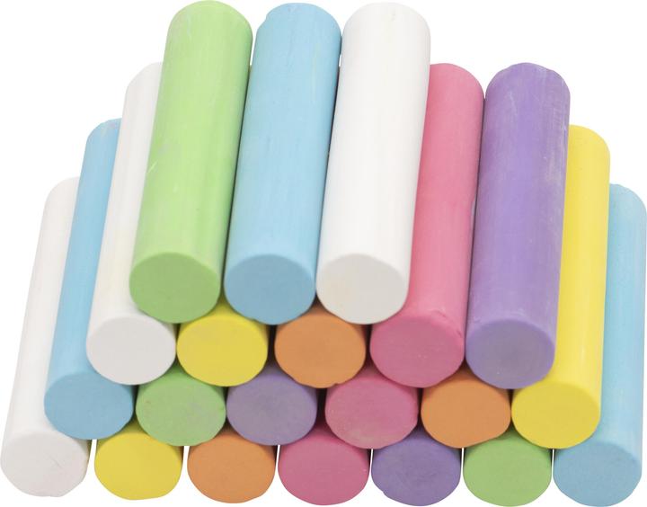 Actual product image Betzold Street crayon, 20 pieces (Blue, Yellow, Green, Orange, Red, 20 x)